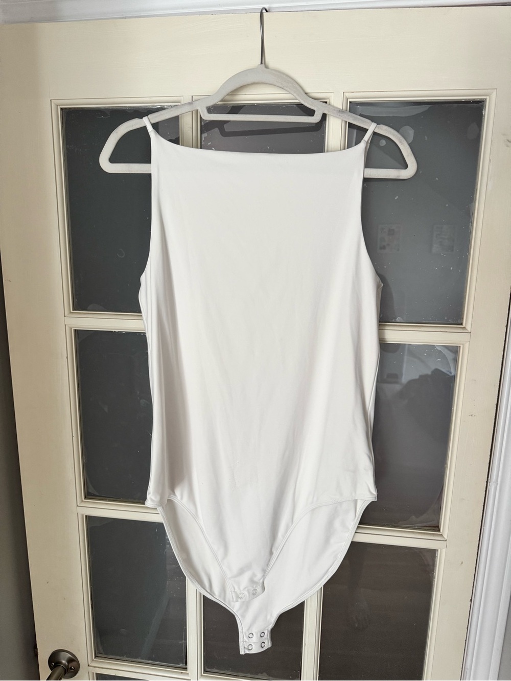 Old Navy White Scoop Neck Bodysuit